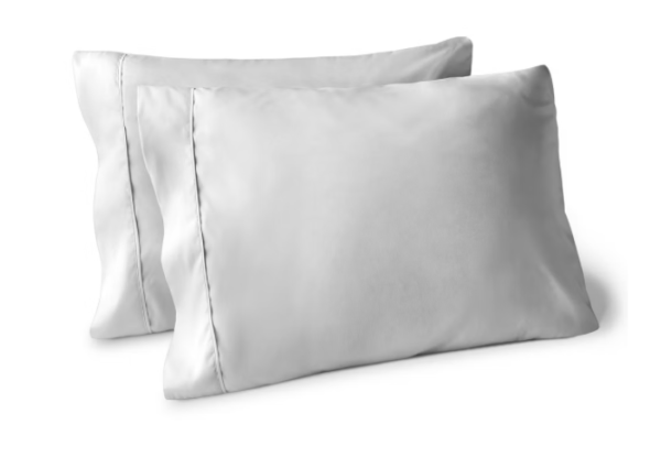 Pack fundas de almohadas plomo claro 100 % algodón 200 hilos