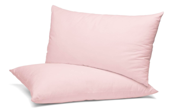 Pack fundas de almohadas rosado 100 % algodón 200 hilos